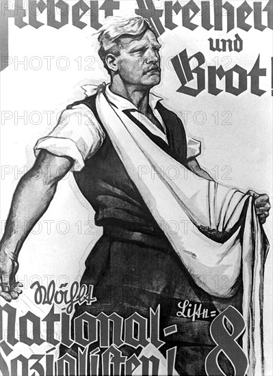Election poster of the NSDAP