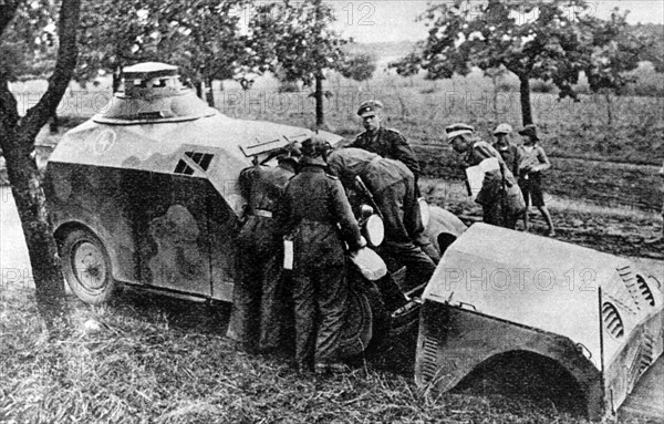 Reichswehr practices with dummies