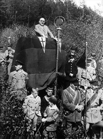 Weimar Republic - "Reichsbanner" meeting in Eisenach