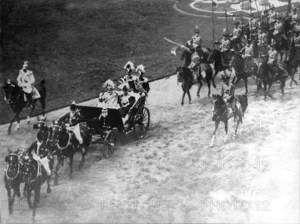 King Edward VII. visits Germany in 1907