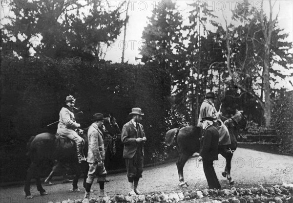 Emperor Wilhelm II. visits Great Britain in 1907