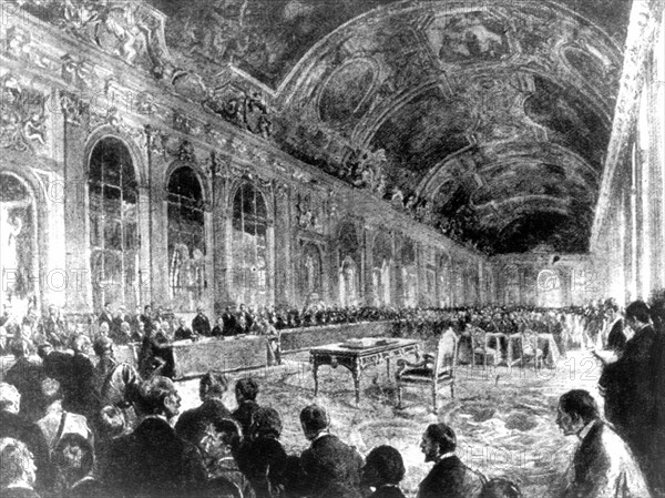 Signing of the Treaty of Versailles, 28 June 1919