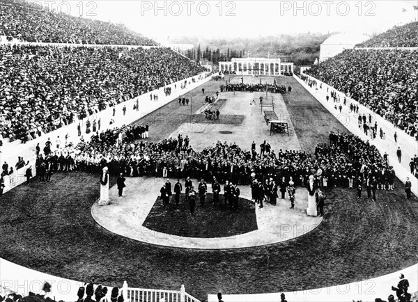 1. Olympische Spiele der Neuzeit eröffnet