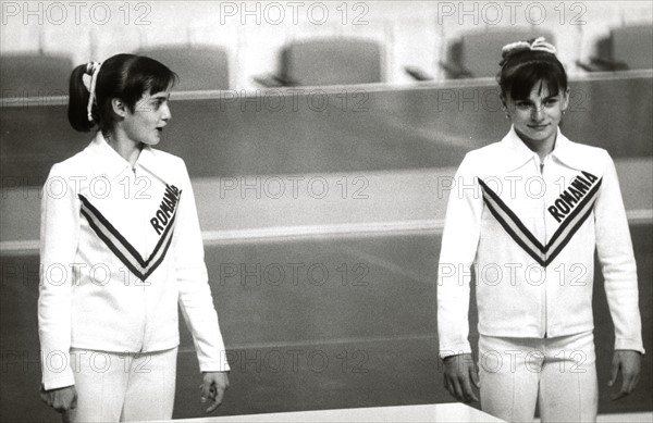 Nadia Comaneci et Teodora Ungureanu