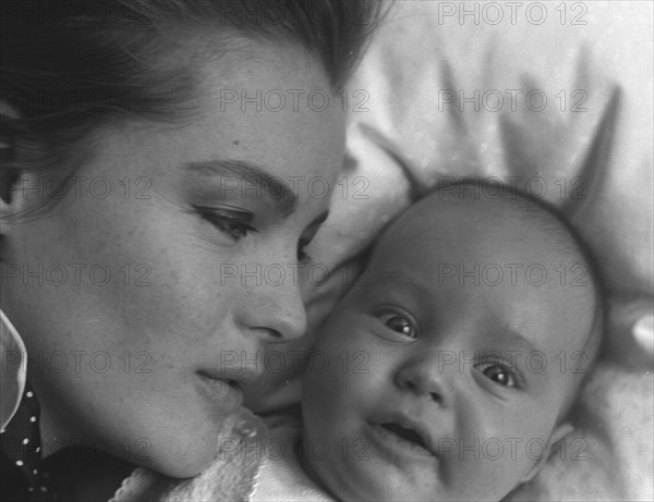 Romy Schneider et son fils David