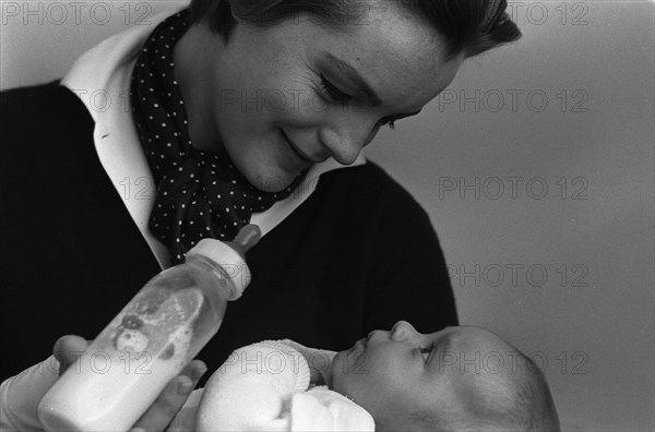 Romy Schneider et son fils David