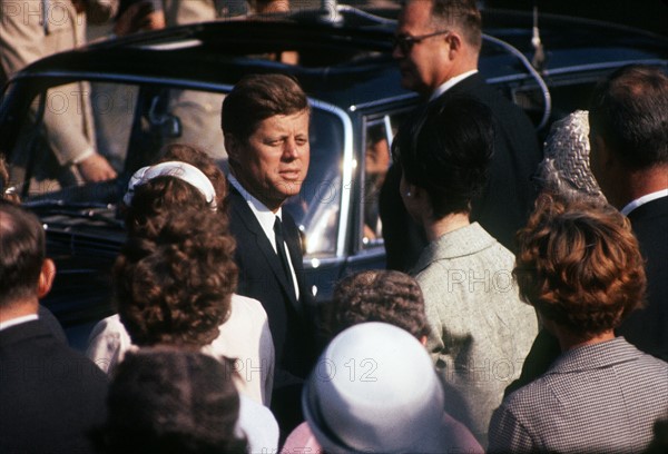 Le Président John F. Kennedy lors d'un voyage à Berlin