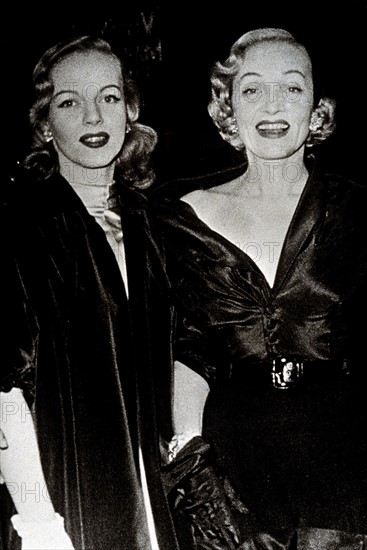 Marlène Dietrich et sa fille