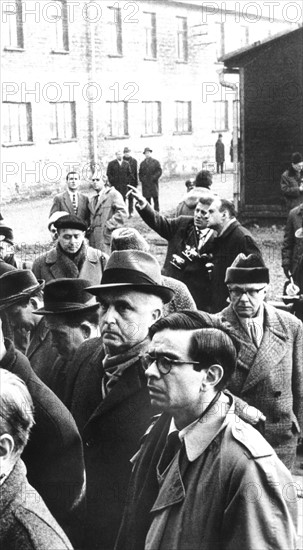 Auschwitz Trial in Frankfurt on the Main - local inspection