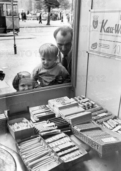 Shop window in Berlin east sector