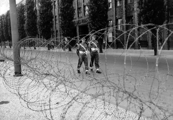 House of Broadcasting in Berlin sealed off by British troops