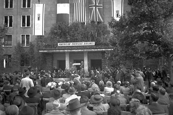 Post-war era - anniversary of Berlin airlift 1950