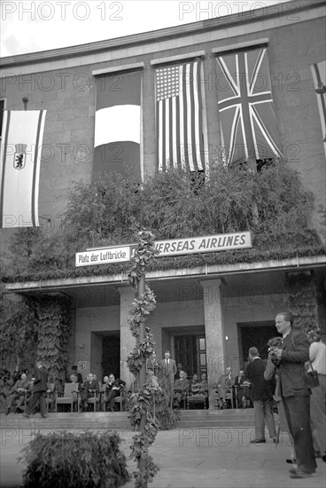 Post-war era - anniversary of Berlin airlift 1950