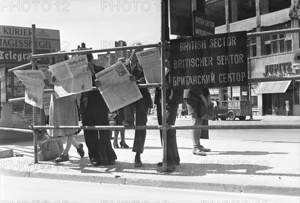 Post-war era - end of Berlin Blockade 1949
