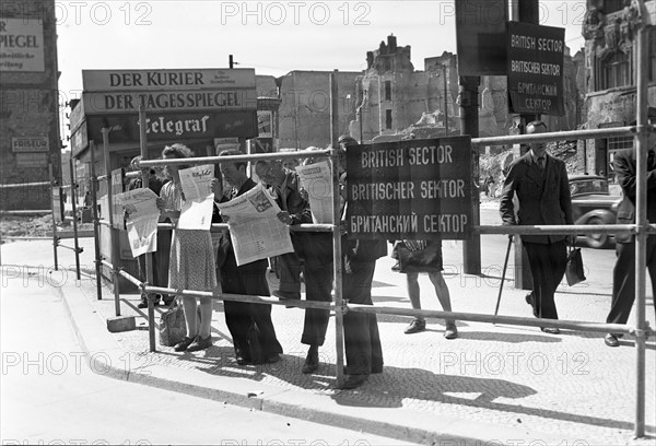 Post-war era - end of Berlin Blockade 1949