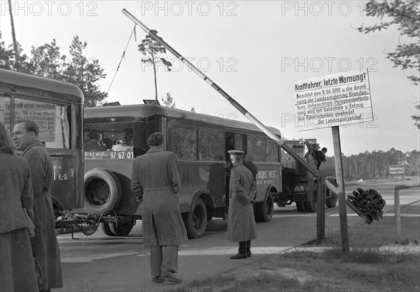 Berlin - interzonal bus 1949