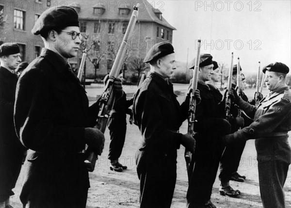 German guard service for the British Army of the Rhine in Germany