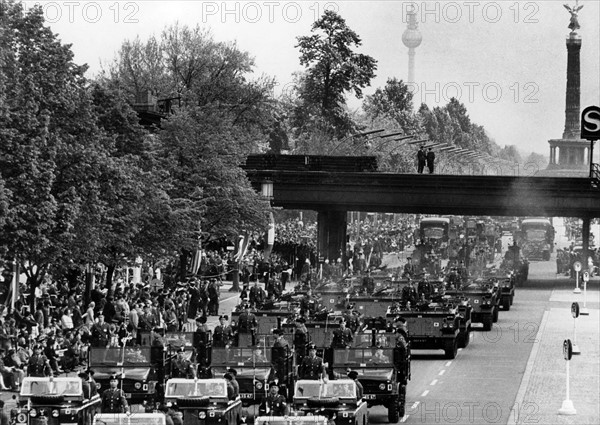 Military parade on the 'Armed Forces Day' in Berlin