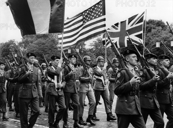 Military parade on the 'Armed Forces Day' in Berlin