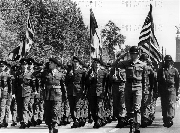 Military parade on the 'Armed Forces Day' in Berlin