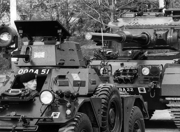 Allied tank parade to the Battle of Cambrai