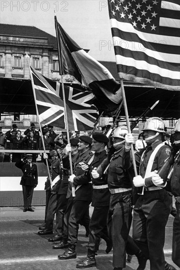 Military parade on the 'Armed Forces Day' in Berlin