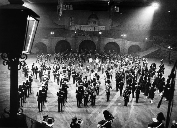 Rehearsal for British Berlin Tattoo