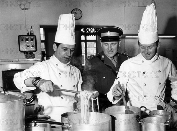 Cooking contest of British army in Germany
