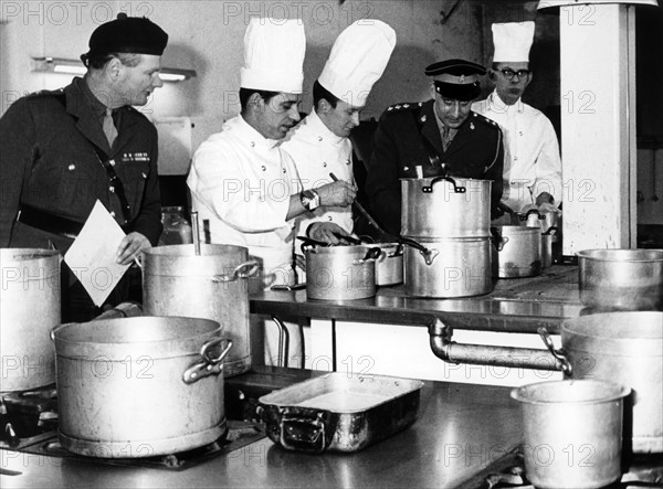 Cooking contest of British army in Germany