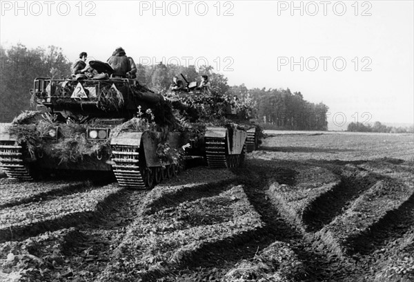 Huge crop damages after manoeuvre of British army in Germany