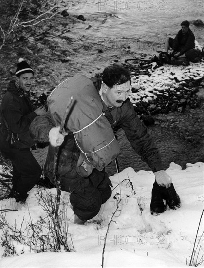 Survival training of the Royal Air Force in Upper Bavaria