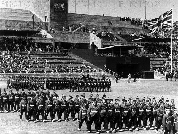 Birthday parade for the British queen in Berlin