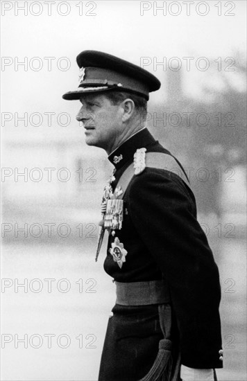 Prince Philip visits Canadian troops in Germany