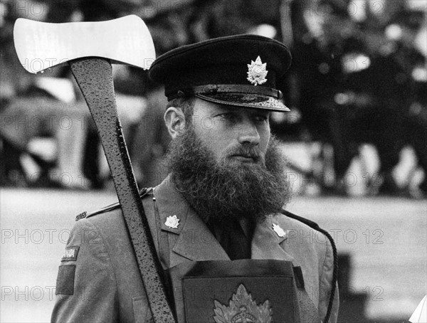 Canadian troop parade in Iserlohn