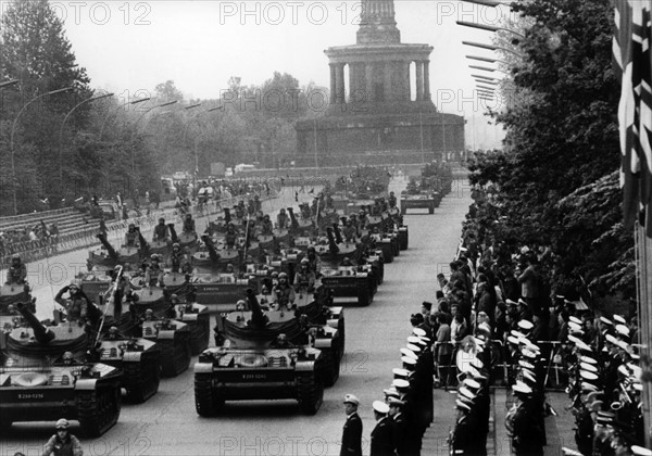 Military parade on the 'Armed Forces Day' in Berlin