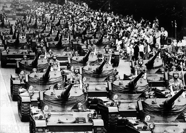 Military parade on the 'Armed Forces Day' in Berlin