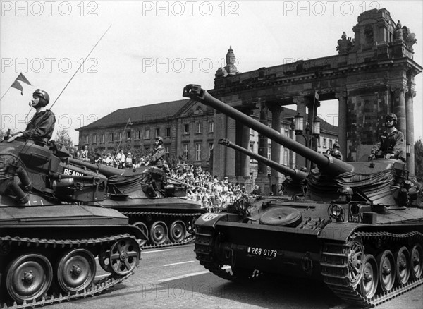 Military parade on the 'Armed Forces Day' in Berlin