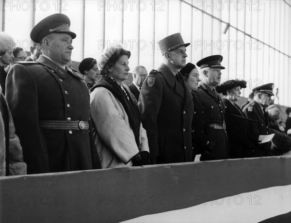 Farewell parade for US town major Hamlett in Berlin