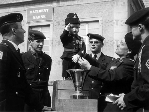 Manneken-Pis - Mascot for French army in Villingen