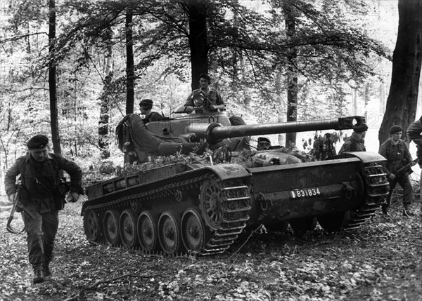 Manoeuvre of British and French units in Berlin