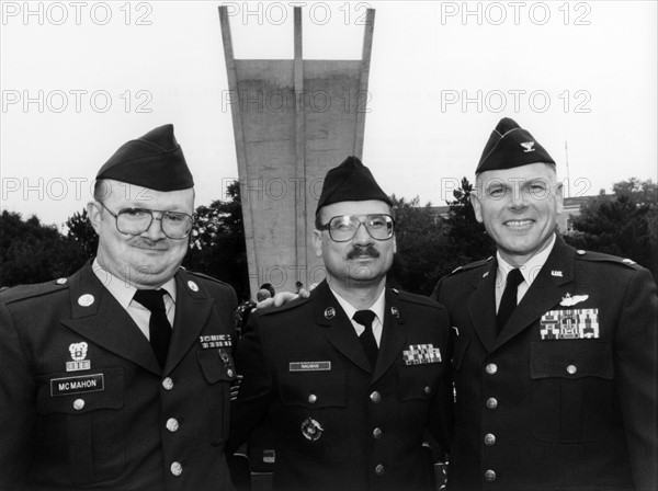 Festivities on farewell of western Allies from Berlin at Airlift monument