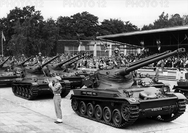 Military parade on French national day in Berlin