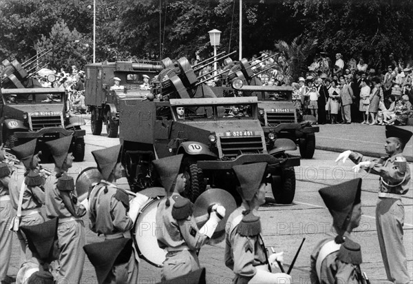 Military parade on French national day in Berlin