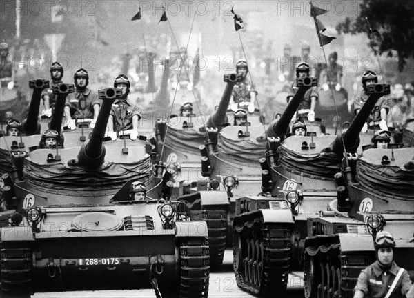 Military parade on French national day in Berlin