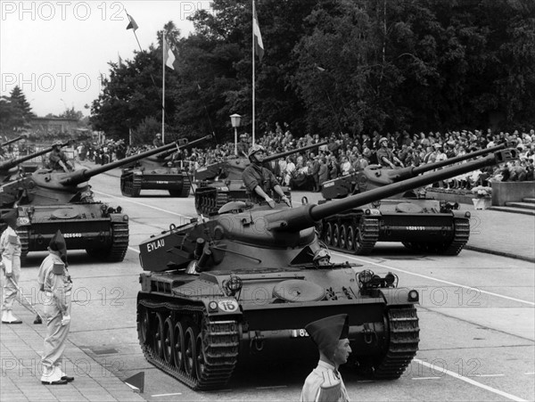 Military parade on French national day in Berlin