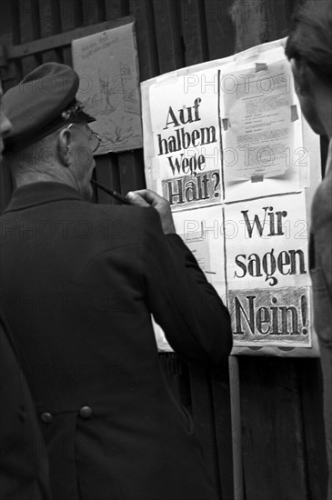 Berlin - East German State Railway strike 1949