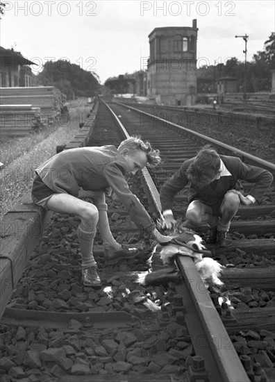 Berlin - East German State Railway strike 1949