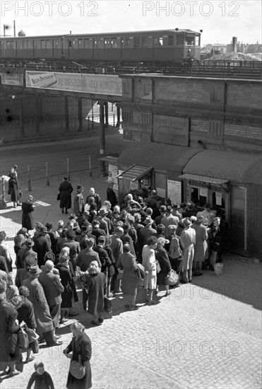 Berlin - East German State Railway strike 1949