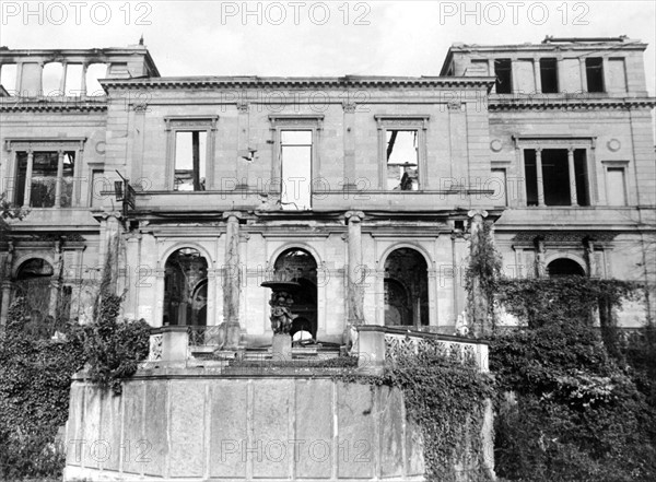 Post-war era - destructions in Stuttgart