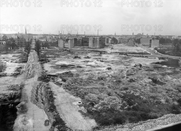 Destructions in Berlin after the 2nd World War